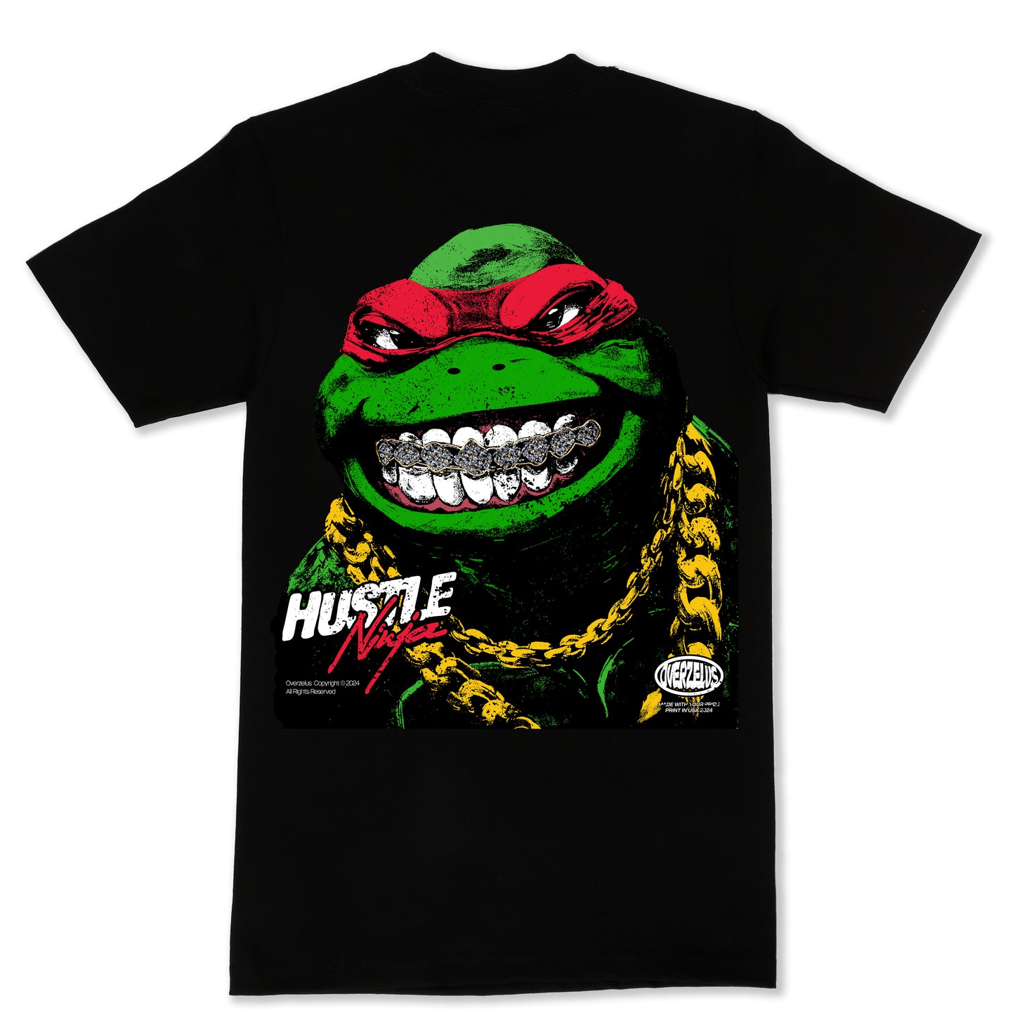 "Hustle Ninja" Overzelus T-Shirt