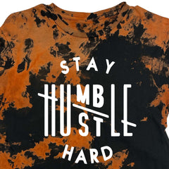 Humble Hustle Bleachy Tee - OVERZELUS
